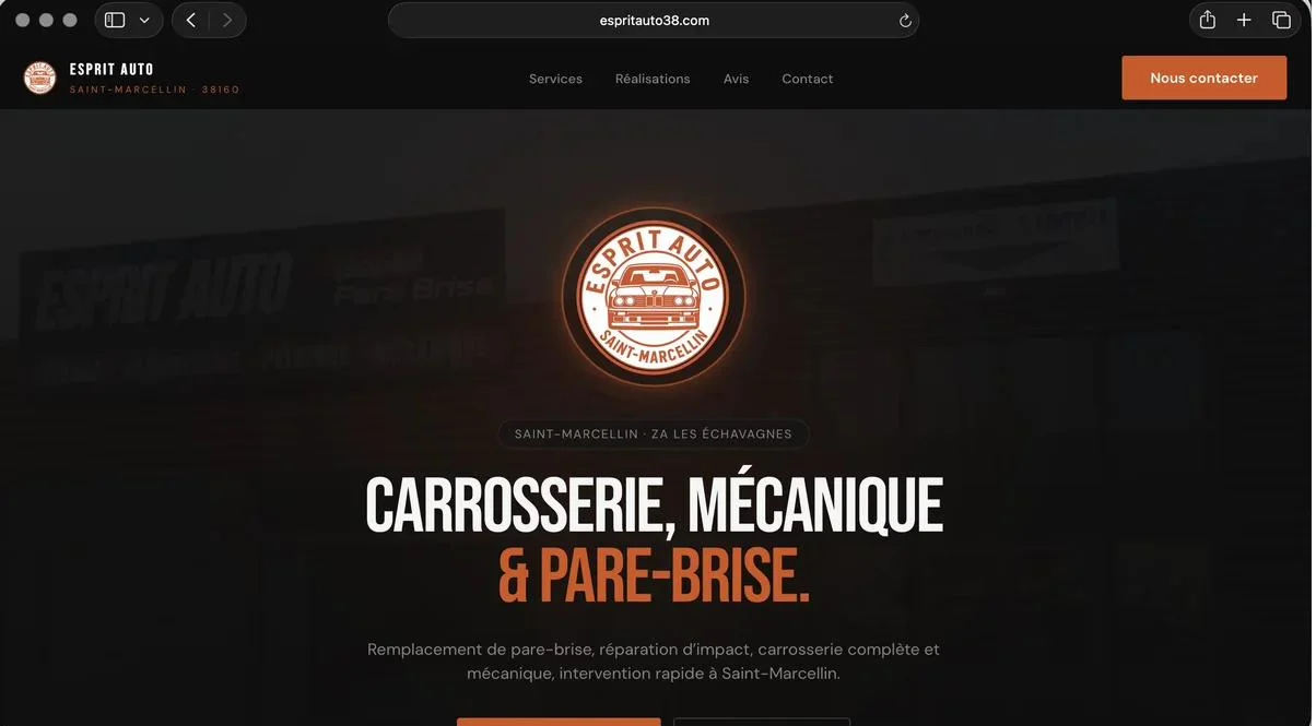 Aperçu du site Esprit Auto